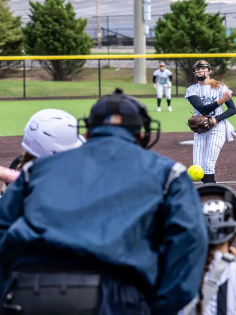 Softball game highlight content captured at a Connect Sports event
