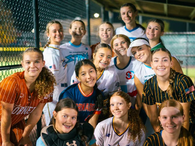 Scenic City All Star Games athletes and coaches in the dugout