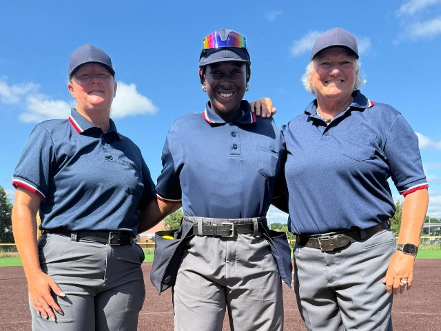 Umpires during tournament play