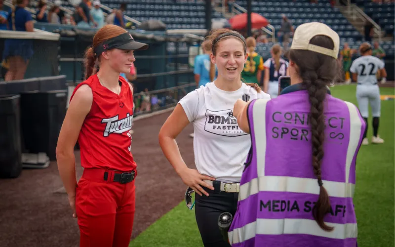 Athletes featured across Connect Sports social media channels