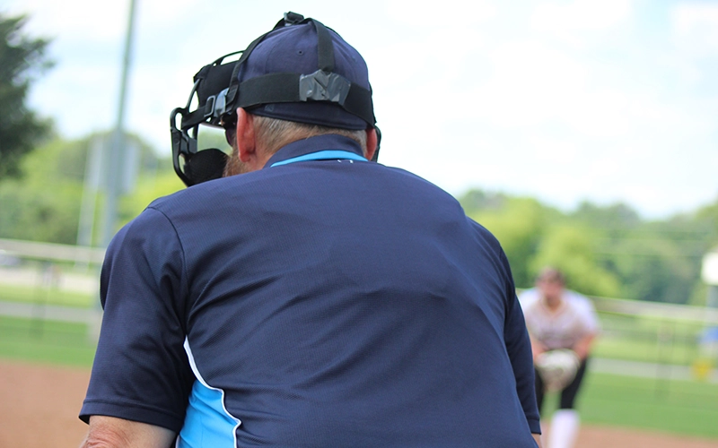 Connect Sports umpires on the softball field